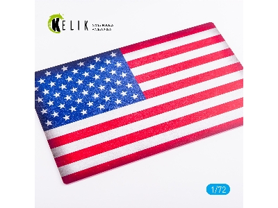 Usa Flag - Base - Acrylic 3mm (280x180mm) (170g) - image 2