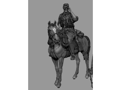 German Mounted Cavalryman (8th Waffen Ss Division 'florian Geyer') - image 2