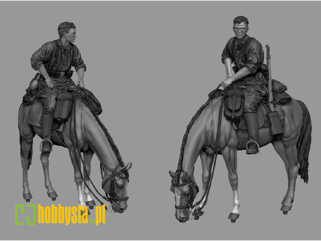 German Mounted Officer (8th Waffen Ss Division 'florian Geyer') - image 1 German Mounted Officer (8th Waffen Ss Division 'florian Geyer') - image 1