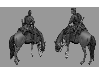 German Mounted Officer (8th Waffen Ss Division 'florian Geyer') - image 2
