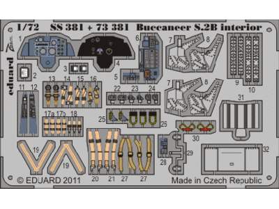 Buccaneer S.2B interior S. A. 1/72 - Airfix - image 1