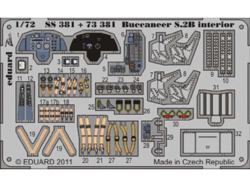 Buccaneer S.2B interior S. A. 1/72 - Airfix - image 1