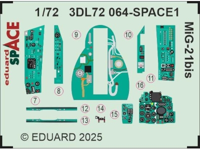 MiG-21bis SPACE 1/72 - EDUARD - image 3