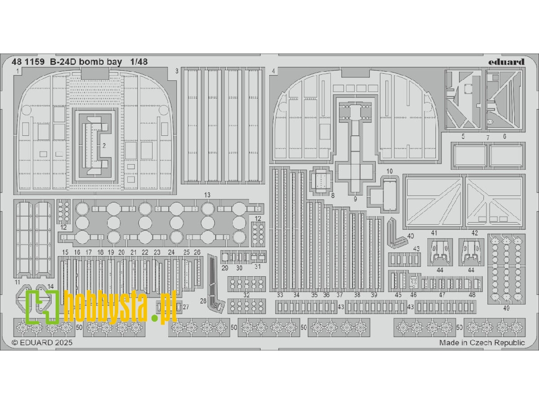 B-24D bomb bay 1/48 - HOBBY BOSS - image 1 B-24D bomb bay 1/48 - HOBBY BOSS - image 1
