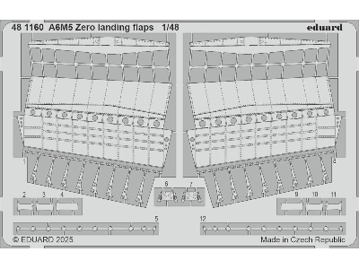 A6M5 Zero landing flaps 1/48 - FINE MOLDS - image 1
