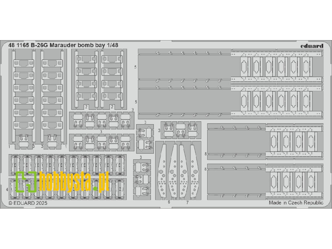 B-26G Marauder bomb bay 1/48 - ICM - image 1 B-26G Marauder bomb bay 1/48 - ICM - image 1