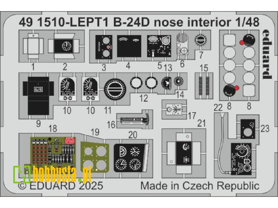 B-24D nose interior 1/48 - HOBBY BOSS - image 1 B-24D nose interior 1/48 - HOBBY BOSS - image 1