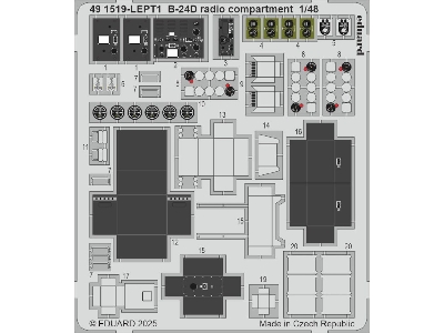 B-24D radio compartment 1/48 - HOBBY BOSS - image 1