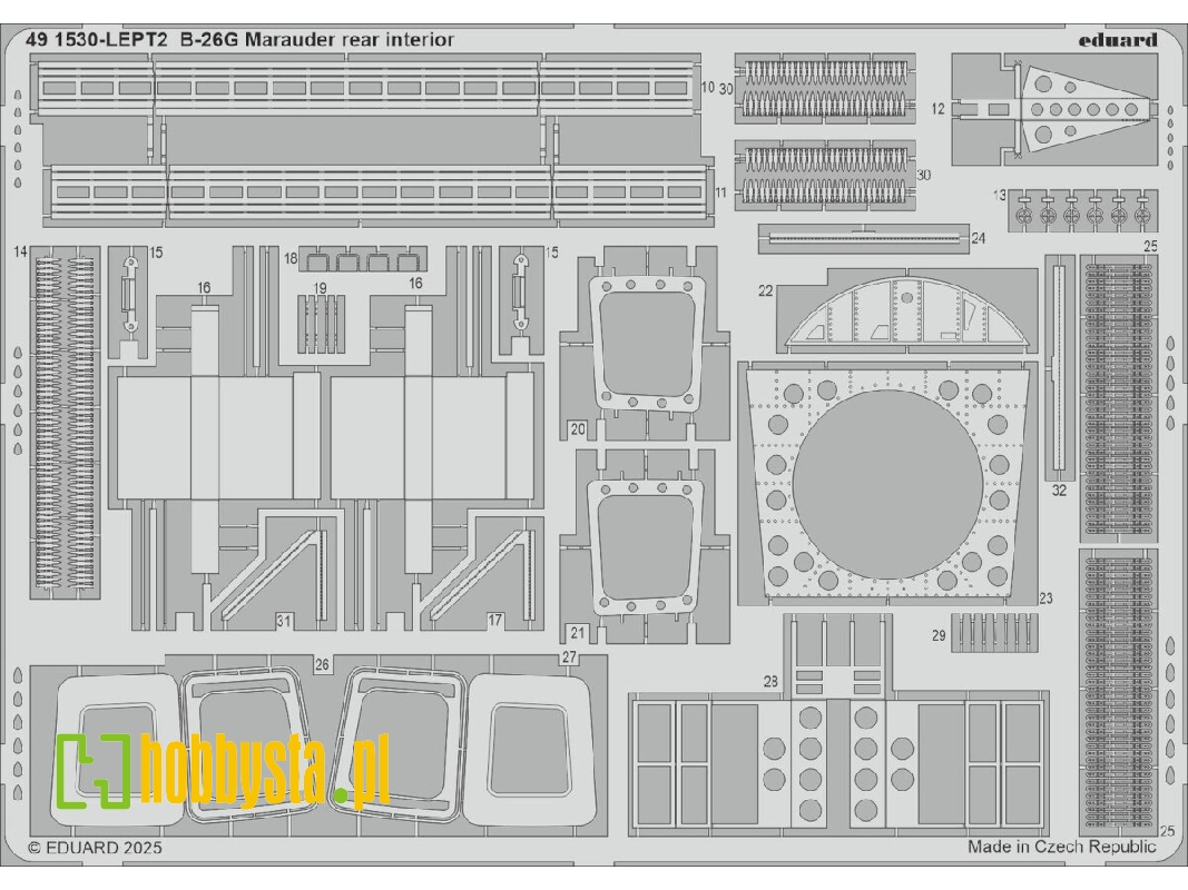B-26G Marauder rear interior 1/48 - ICM - image 1 B-26G Marauder rear interior 1/48 - ICM - image 1