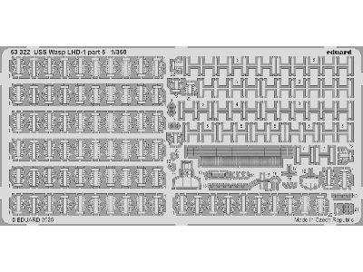 USS Wasp LHD-1 part 5 1/350 - TRUMPETER - image 1