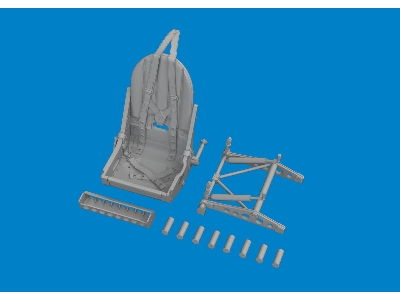 Spitfire Mk. VIII/ Mk. IX seat PRINT 1/24 - AIRFIX - image 3