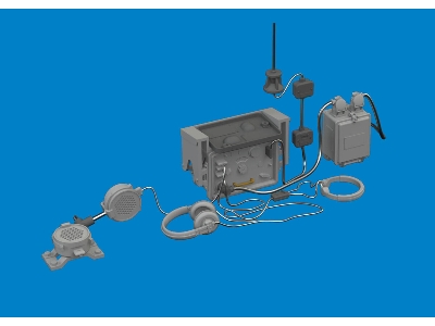 Sd. Kfz.  250 radio equipment PRINT 1/35 - TAKOM - image 1