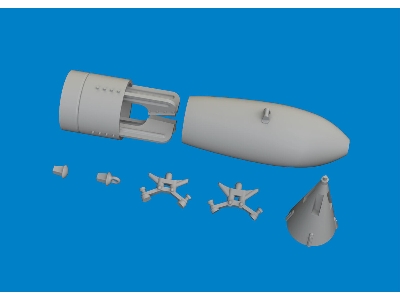 P-40 500lb GP British bomb PRINT 1/48 - EDUARD - image 4