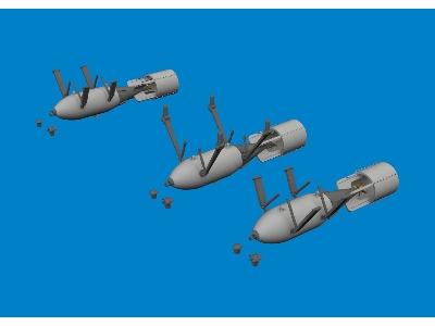 P-40 250lb MC British bombs PRINT 1/48 - EDUARD - image 1