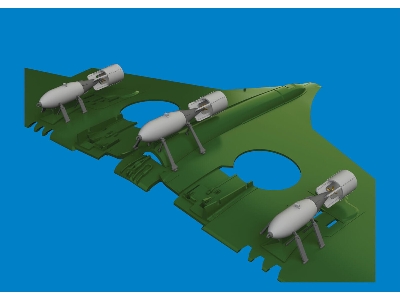 P-40 250lb MC British bombs PRINT 1/48 - EDUARD - image 2