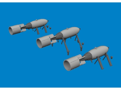 P-40 250lb MC British bombs PRINT 1/48 - EDUARD - image 3