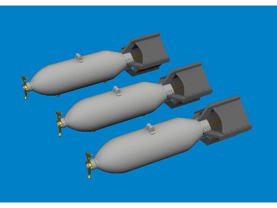 P-40 100lb M30 US bombs PRINT 1/48 - EDUARD - image 1