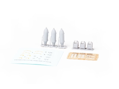 P-40 100lb M30 US bombs PRINT 1/48 - EDUARD - image 5