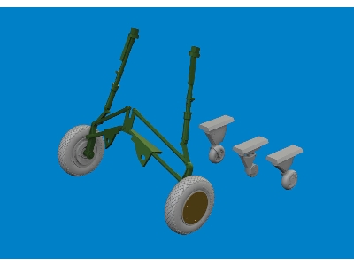 F4F-4 wheels late 1/48 - ACADEMY - image 2