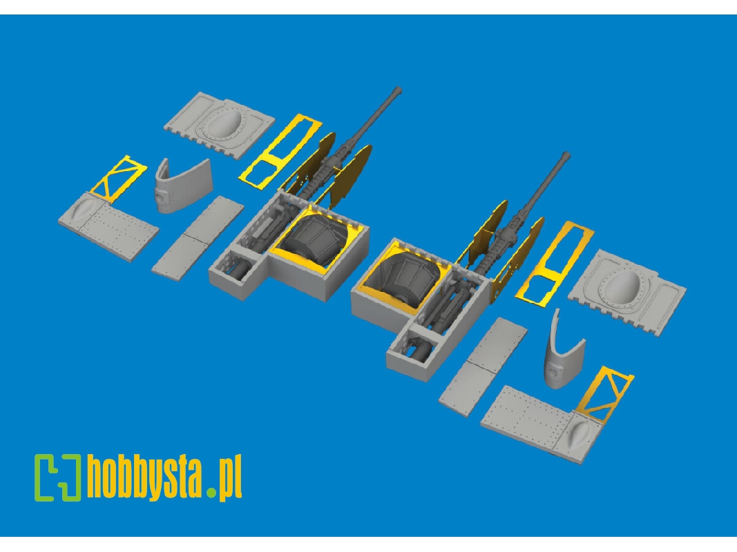 A6M5 Type 52 gun bays PRINT 1/48 - EDUARD - image 1 A6M5 Type 52 gun bays PRINT 1/48 - EDUARD - image 1