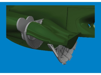 P-40E radiators upgrade set PRINT 1/48 - EDUARD - image 2