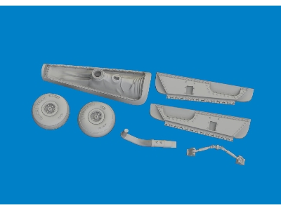 P-40E tail wheel bay PRINT 1/48 - EDUARD - image 3