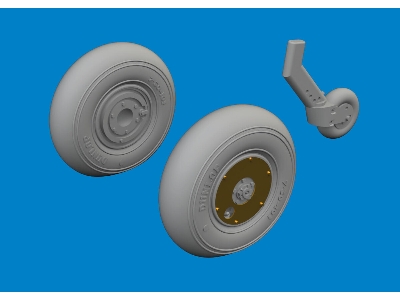 Spitfire Mk. V wheels 1/72 - TAMIYA - image 1