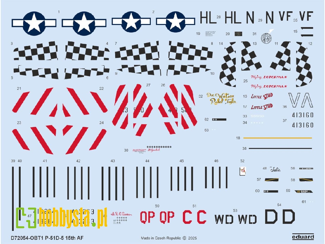 P-51D-5 "15th AF" 1/72 - EDUARD - image 1 P-51D-5 "15th AF" 1/72 - EDUARD - image 1