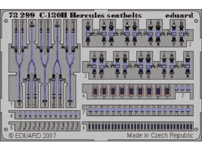 C-130H seatbelts 1/72 - Italeri - image 1