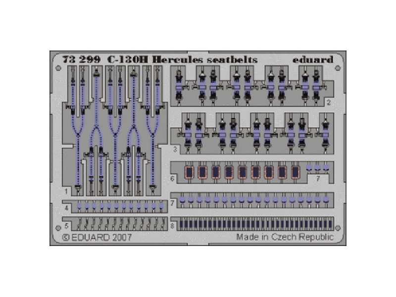 C-130H seatbelts 1/72 - Italeri - image 1