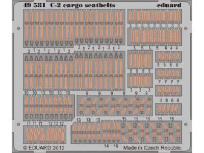 C-2 cargo seatbelts 1/48 - Kinetic - image 1