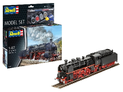 Express Locomotive (Schnellzuglokomotive) Br 18 505 & Tender 2'3't 38 - Model Set - image 1