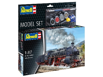 Express Locomotive (Schnellzuglokomotive) Br 18 505 & Tender 2'3't 38 - Model Set - image 2