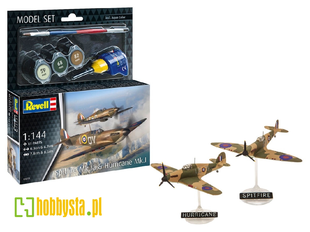 Spitfire Mk.Ia & Hurricane Mk.I - Model Set - image 1 Spitfire Mk.Ia & Hurricane Mk.I - Model Set - image 1