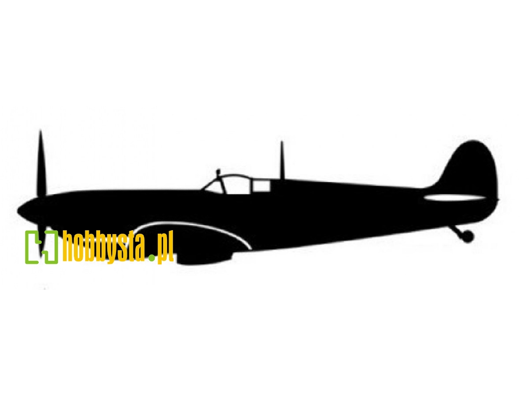 Sticker Spitfire Mk.Ix (15cm Black) - image 1 Sticker Spitfire Mk.Ix (15cm Black) - image 1