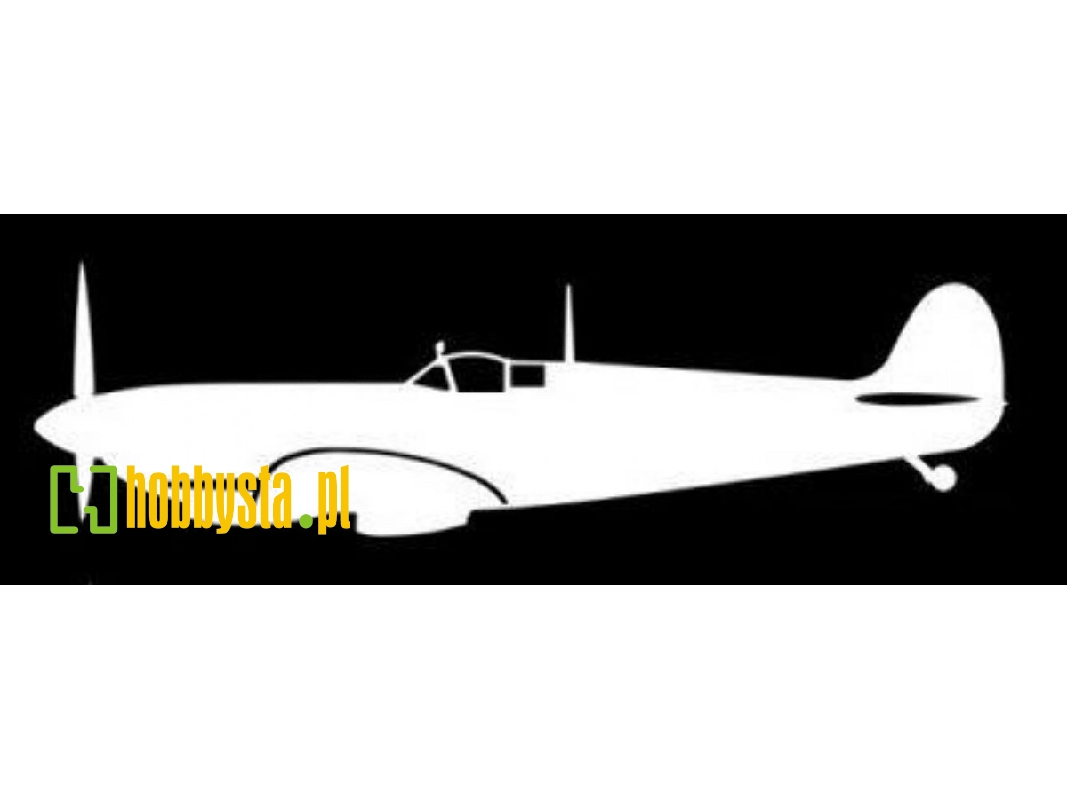 Sticker Spitfire Mk.Ix (15cm White) - image 1 Sticker Spitfire Mk.Ix (15cm White) - image 1
