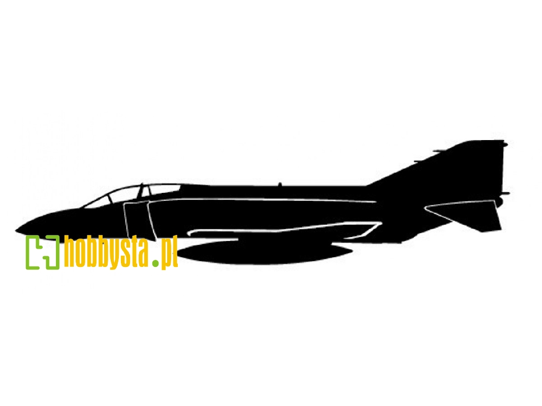 Sticker F-4 Phantom (15cm Black) - image 1