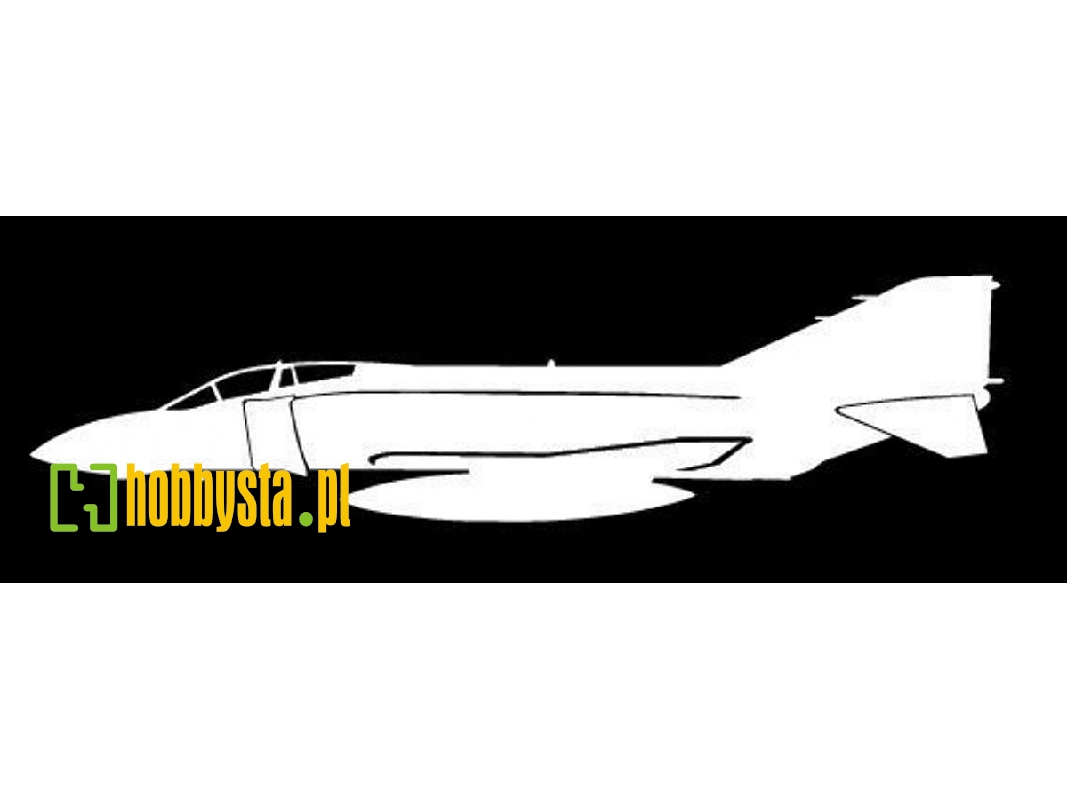 Sticker F-4 Phantom (15cm White) - image 1 Sticker F-4 Phantom (15cm White) - image 1