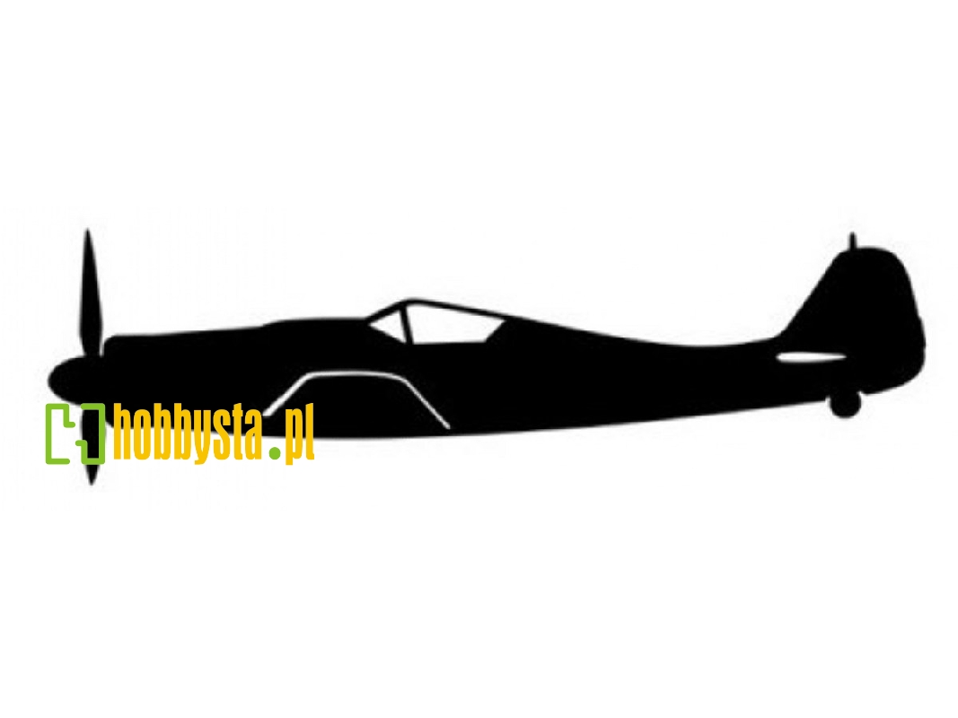 Sticker Fw 190 D (15cm Black) - image 1 Sticker Fw 190 D (15cm Black) - image 1