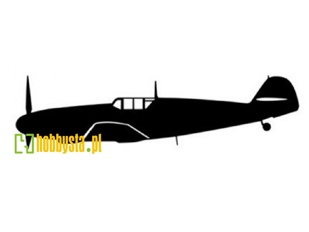 Sticker Bf 109 F (15cm Black) - image 1 Sticker Bf 109 F (15cm Black) - image 1