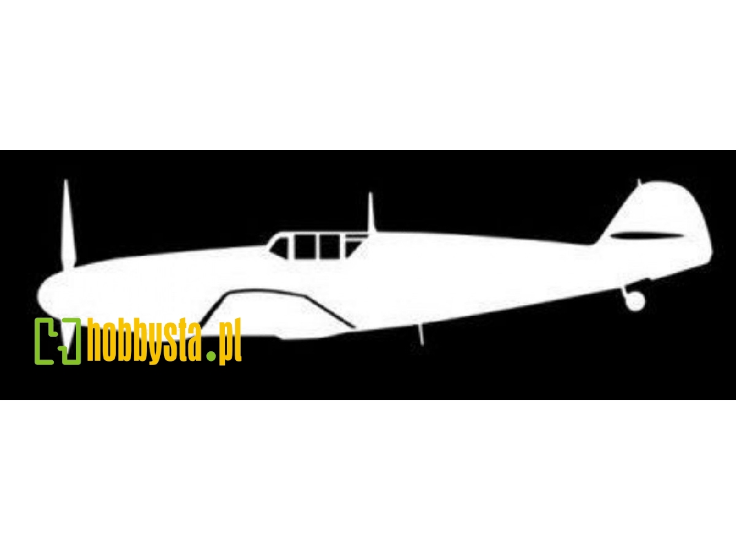 Sticker Bf 109 F (15cm White) - image 1 Sticker Bf 109 F (15cm White) - image 1