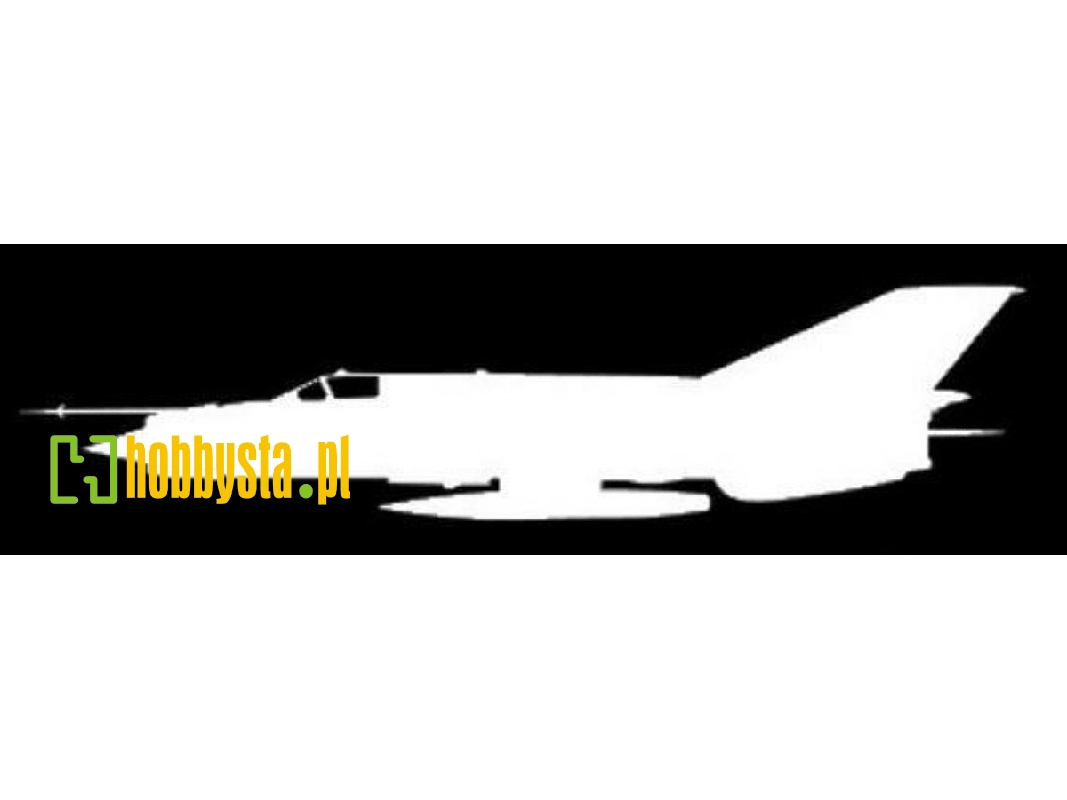Sticker Mig-21 Mf (15cm White) - image 1 Sticker Mig-21 Mf (15cm White) - image 1