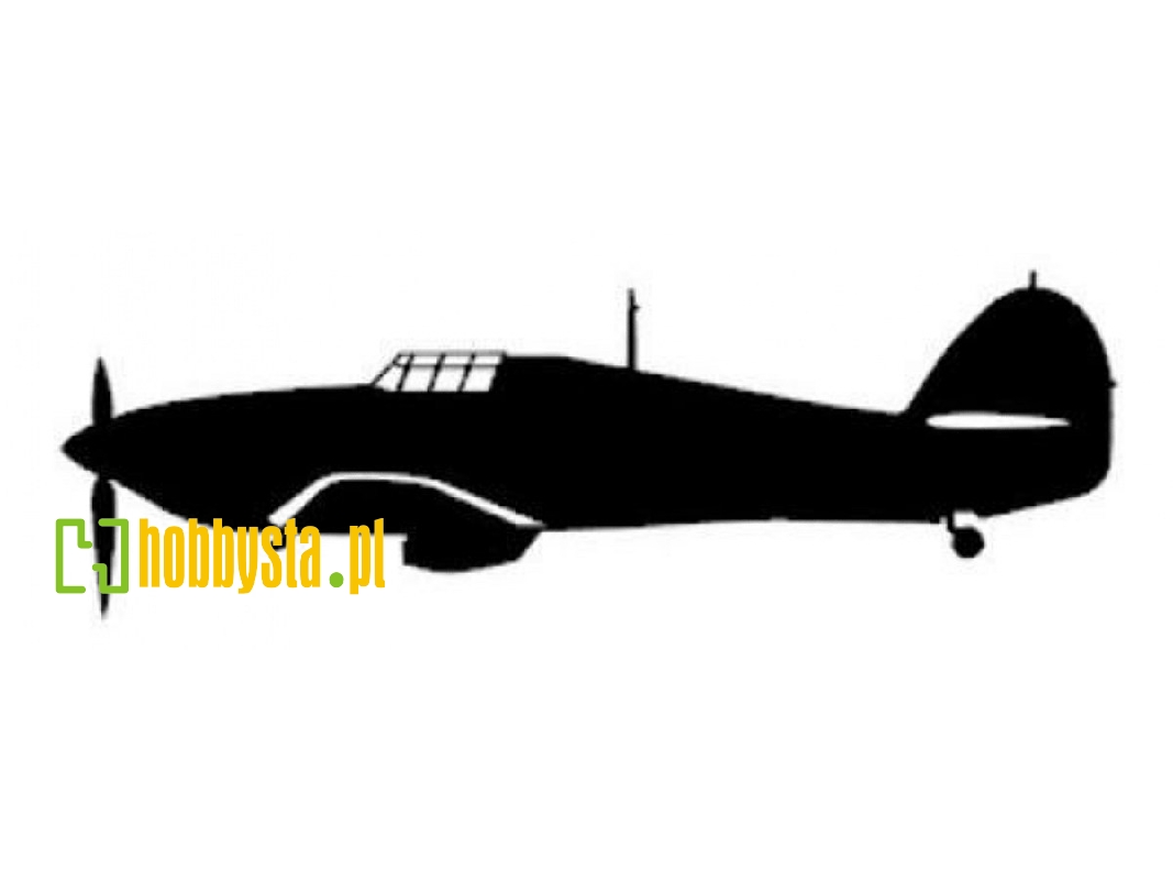 Sticker Hawker Hurricane (15cm Black) - image 1 Sticker Hawker Hurricane (15cm Black) - image 1