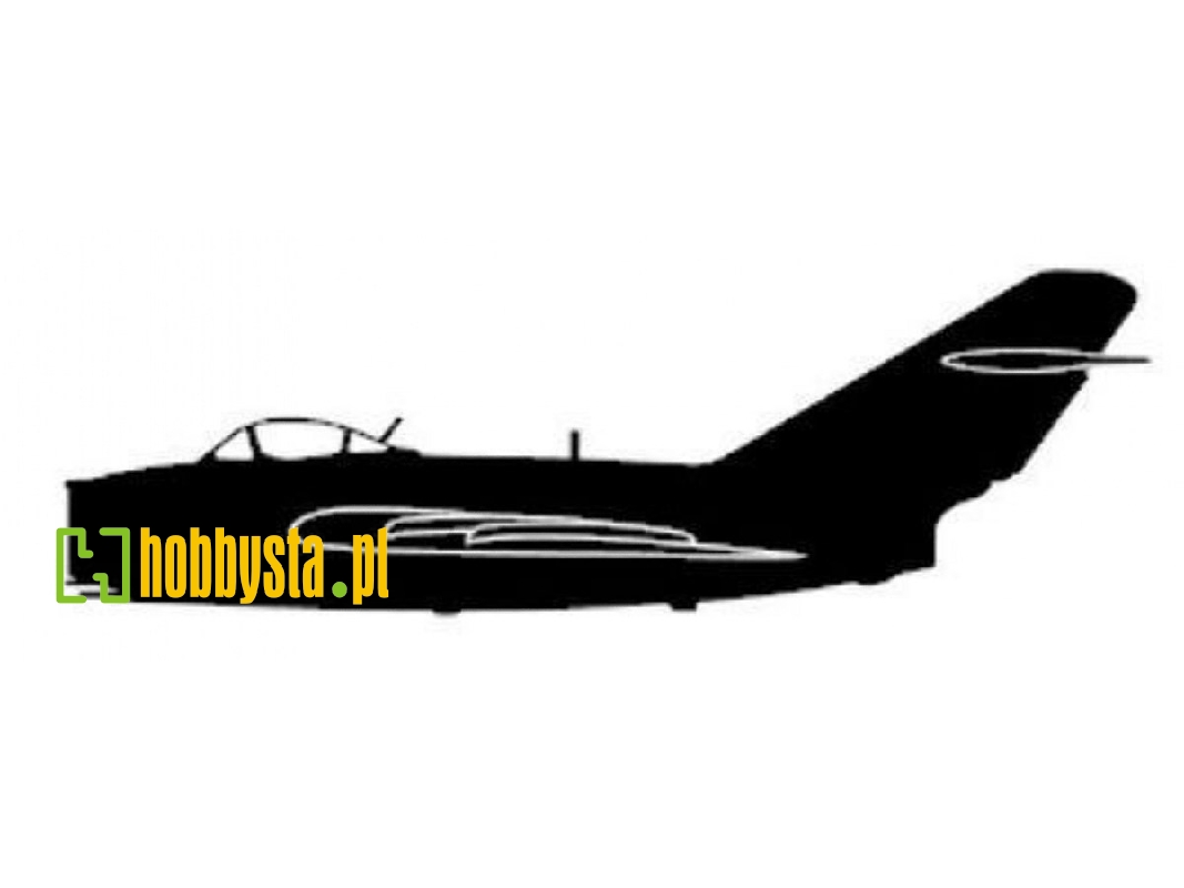 Sticker Mig-15 Bis (15cm Black) - image 1 Sticker Mig-15 Bis (15cm Black) - image 1
