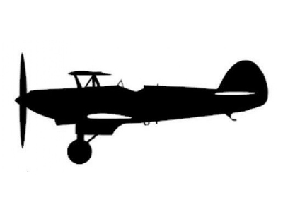 Sticker Avia B-534 (15cm Black) - image 1