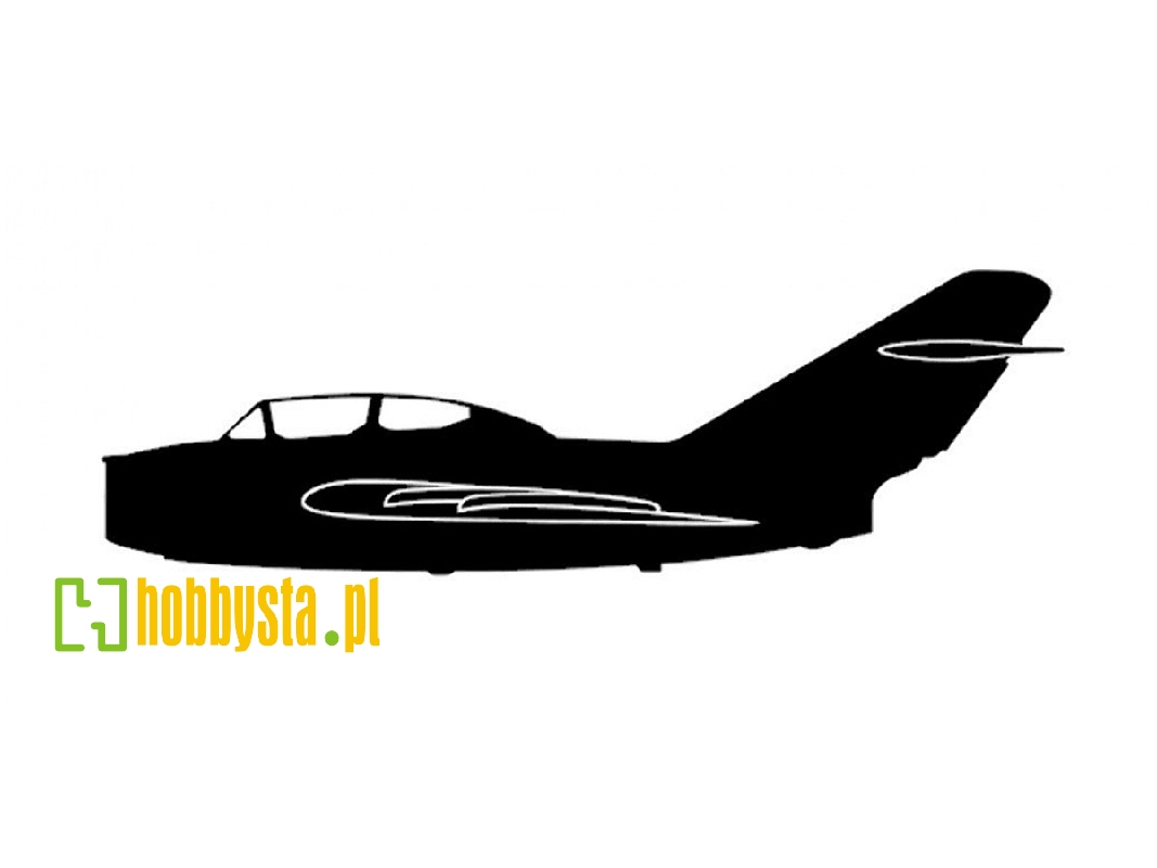 Sticker Mig-15 Uti (15cm Black) - image 1 Sticker Mig-15 Uti (15cm Black) - image 1