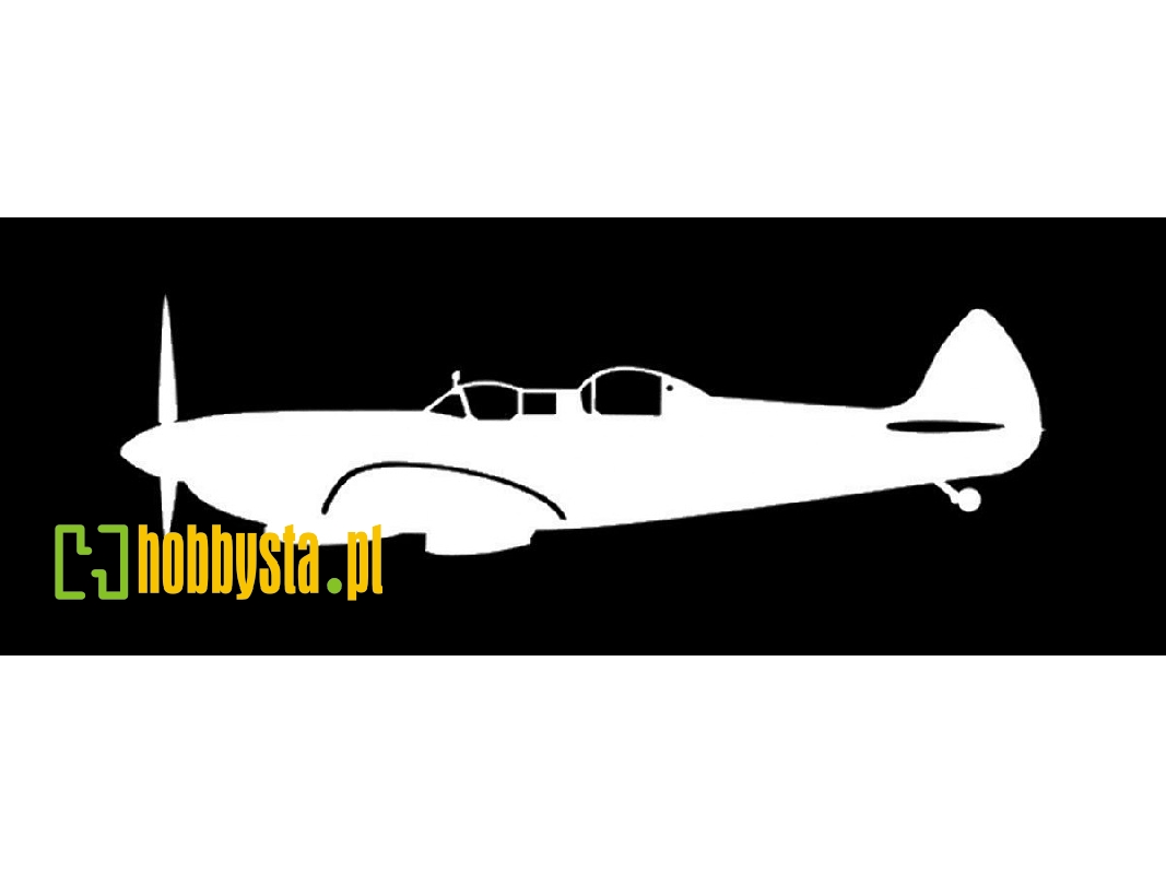 Sticker Spitfire Double Seater (15cm White) - image 1 Sticker Spitfire Double Seater (15cm White) - image 1