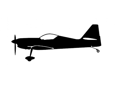 Sticker Zlin Z-50 (15cm Black) - image 1
