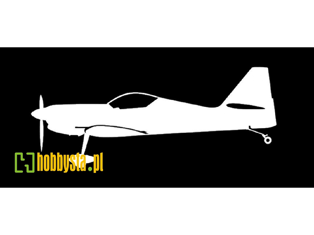Sticker Zlin Z-50 (15cm White) - image 1 Sticker Zlin Z-50 (15cm White) - image 1