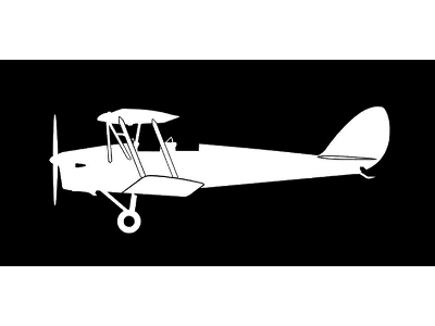 Sticker Tiger Moth (15cm White) - image 1